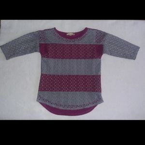 Girls 3/4 Blouse Size Large